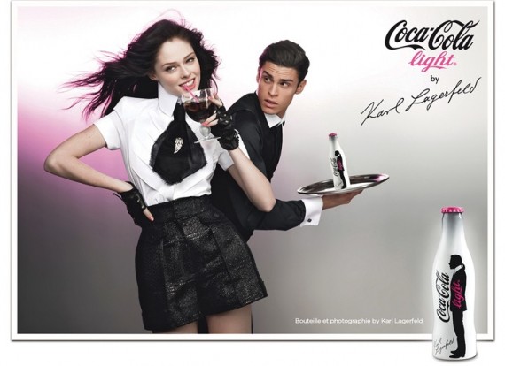 cocacola baptiste coco rocha coca cola karl ad Lagerfeld i Coca Cola Light