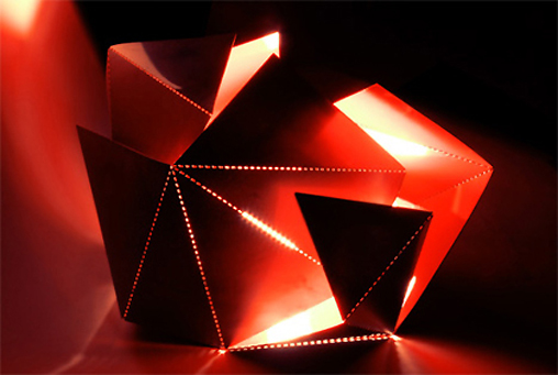 Wnętrza inspirowane origami